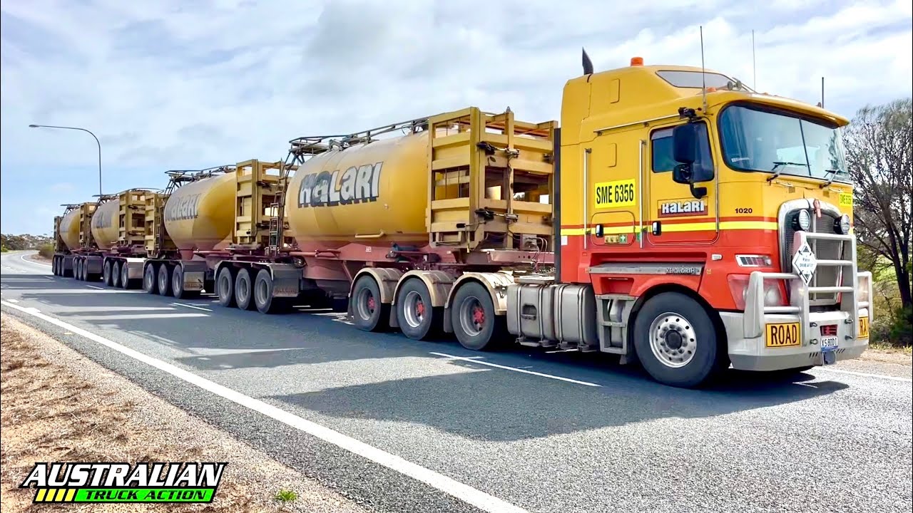 Australian Kenworth K200 Road Train Compilation #6 