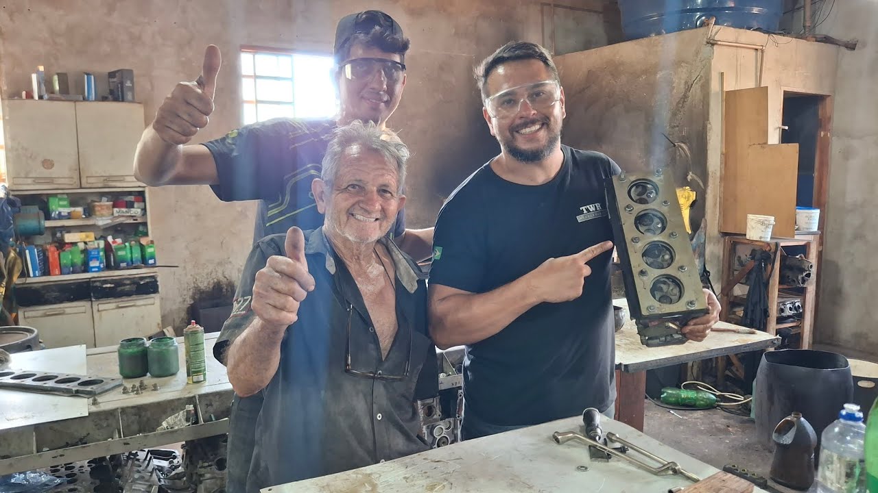 Tiozinho explica sobre o teste de trinca