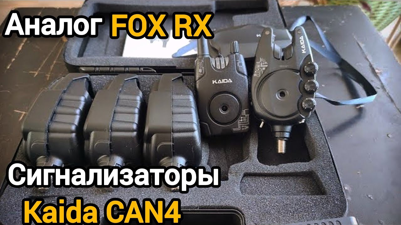 Небольшой обзор на бюджетные сигнализаторы поклевки Kaida CAN4 #карп #kaida #carp #carpfishing