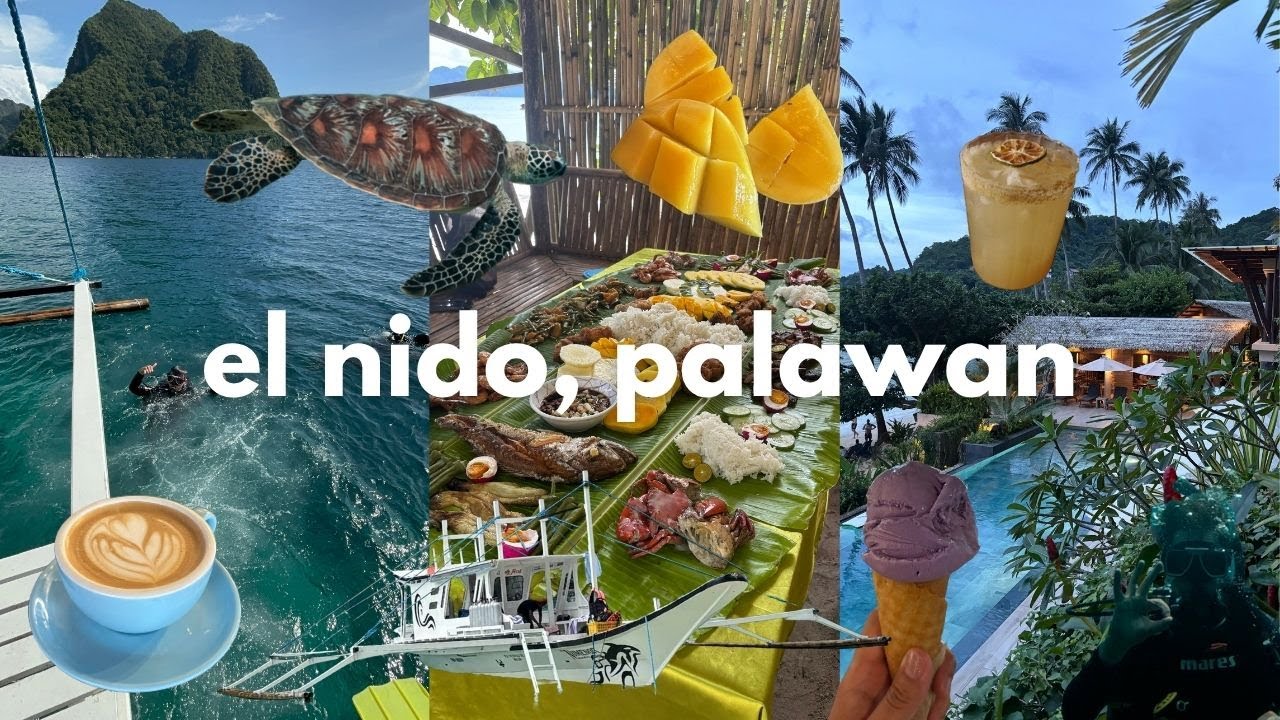 6 days in el nido, palawan - island hopping, scuba diving, boodle fight, sea turtle