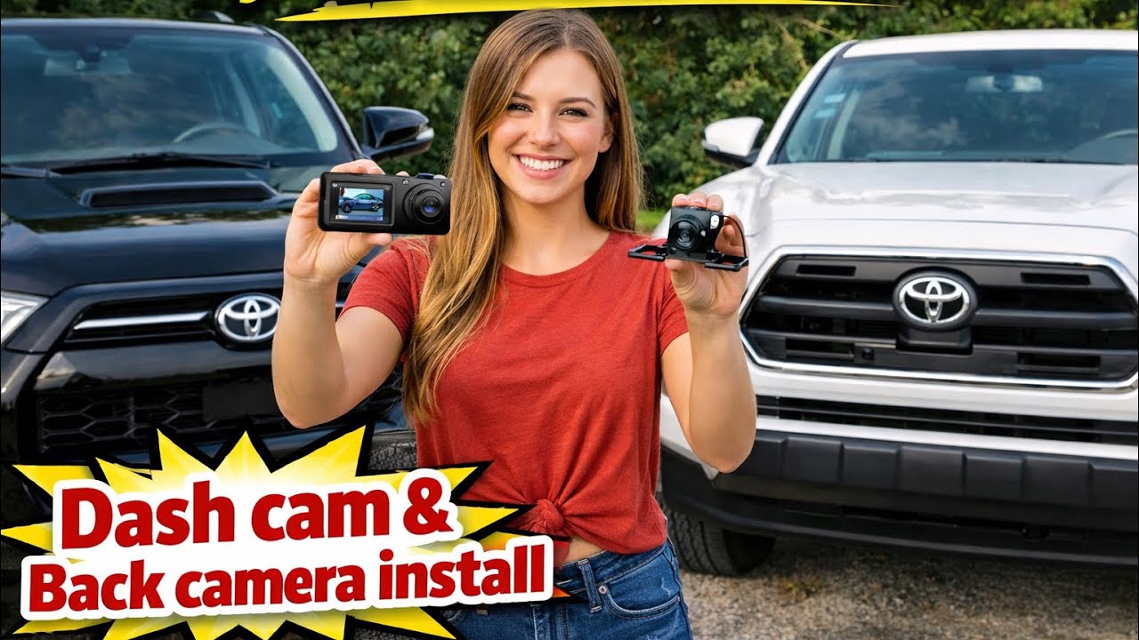 Toyota 4Runner/Tacoma:  Dash Cam & Rear Camera - Hardwire Install