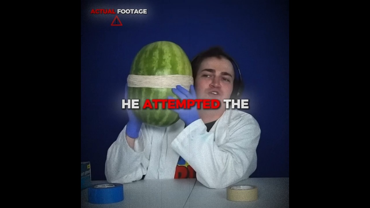 The Melon Challenge Incident 😨 (terrifying)