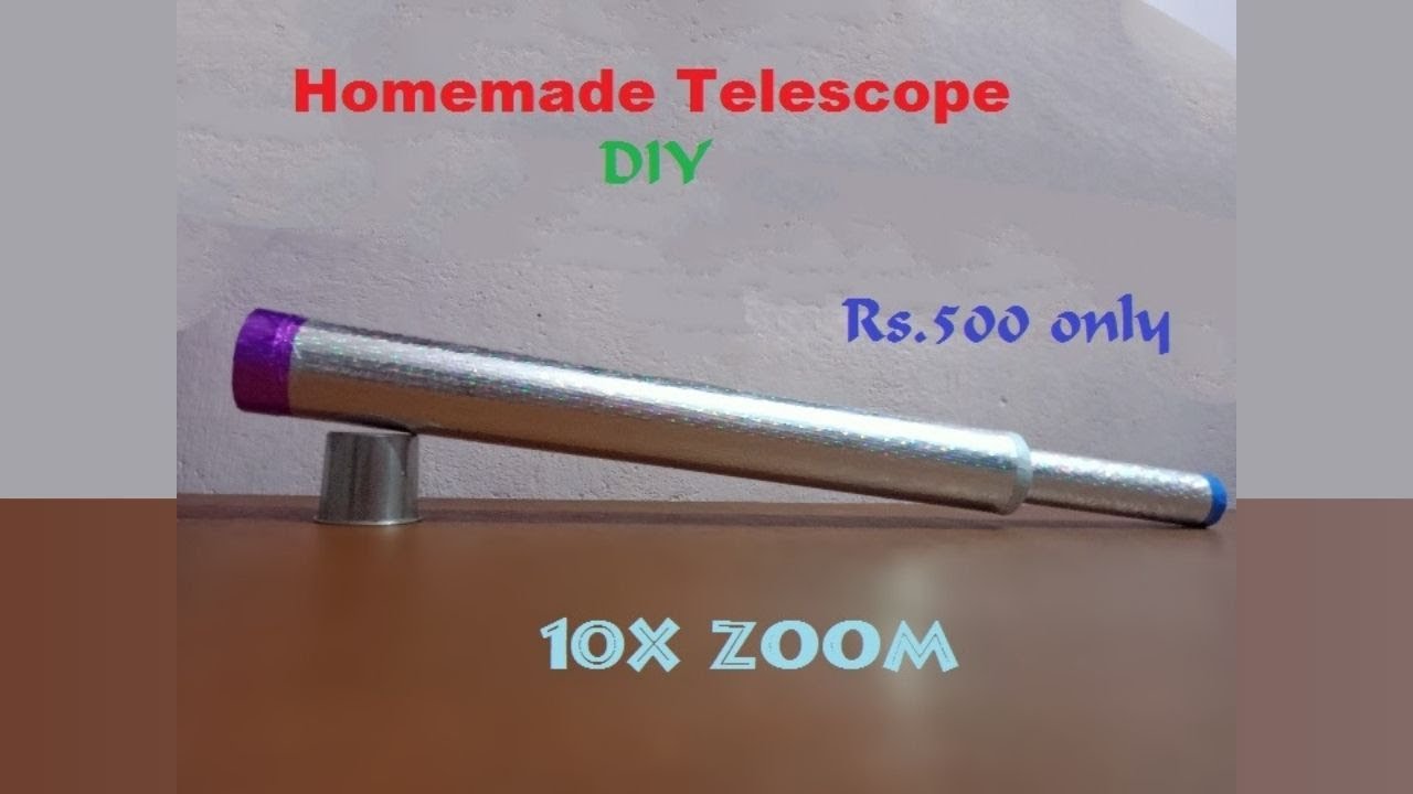 Homemade Telescope|10x zoom|DIY #Science #Diy #Sciencelover #experiments
