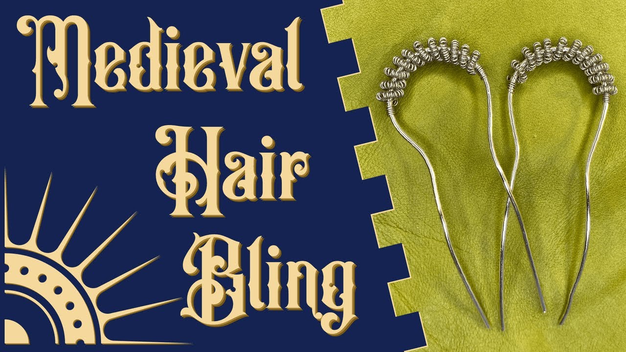 Making Myself 14th Century Wire Wrapped Hair Pins