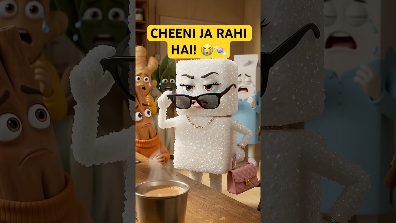 Cheeni Ke Daam Badhe Aur Madam Ka Attitude! 😂🍬☕ #shorts #comedy