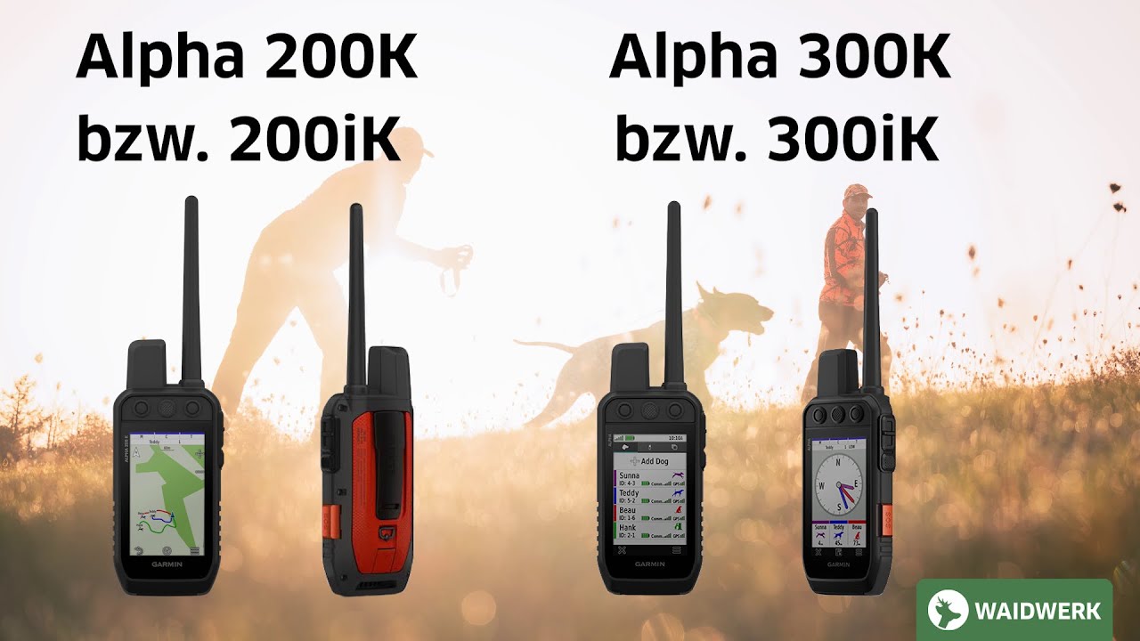 Garmin Hundeortung Modellübersicht - welches Alpha passt zu mir?