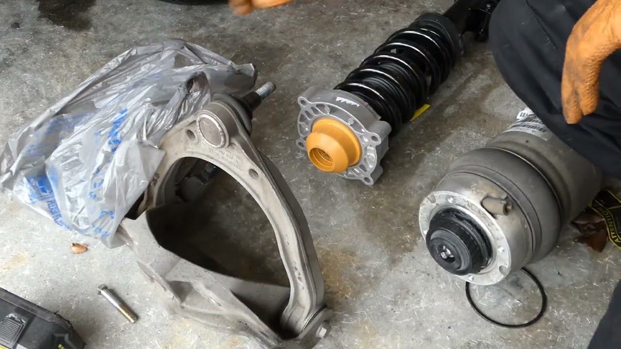2007 Audi Q7 Converting Airbags Struts To Normal Struts