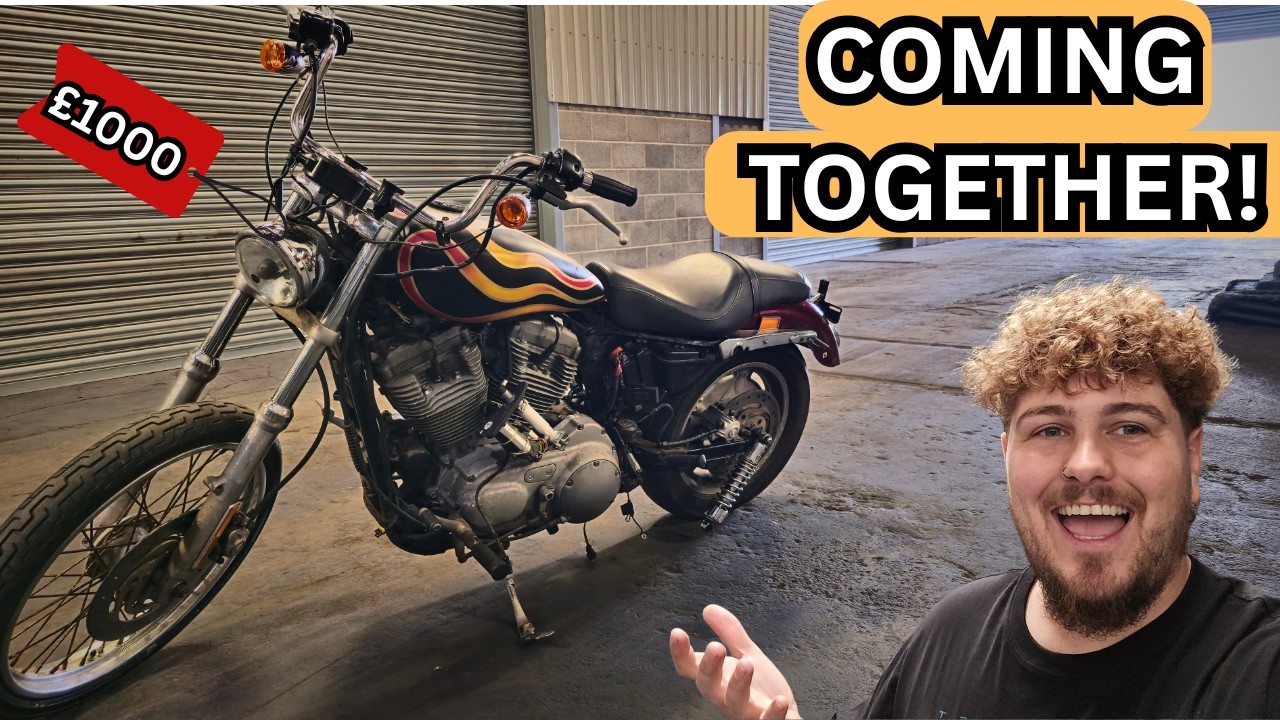 Самый дешевый Harley в Великобритании наконец-то обретает форму! (Часть 8)