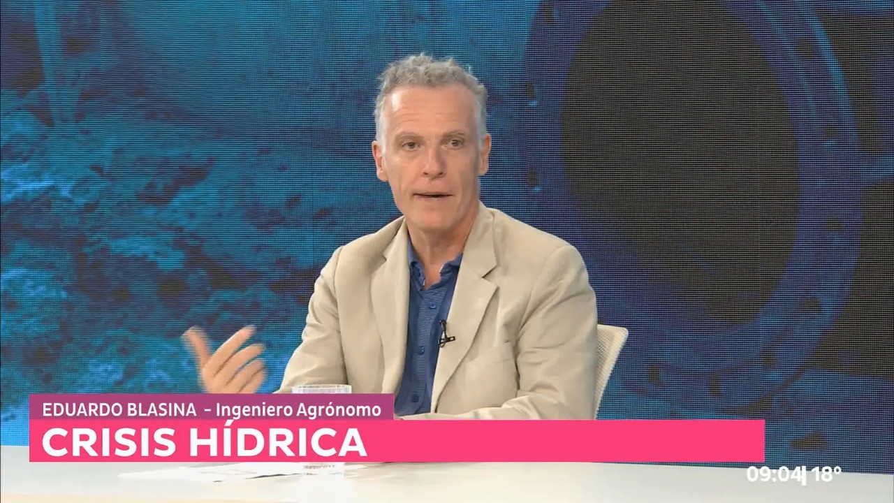 En #5Sentidos conversamos con el ingeniero agrónomo, Eduardo Blasina, sobre crisis hídrica