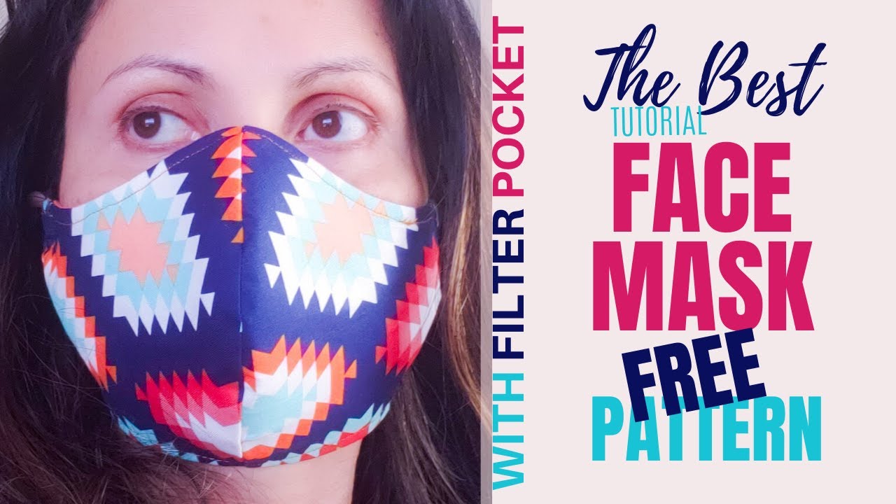 How to Sew the Best Fabric Face Mask with Filter Pocket? [9 FREE PATTERNS]