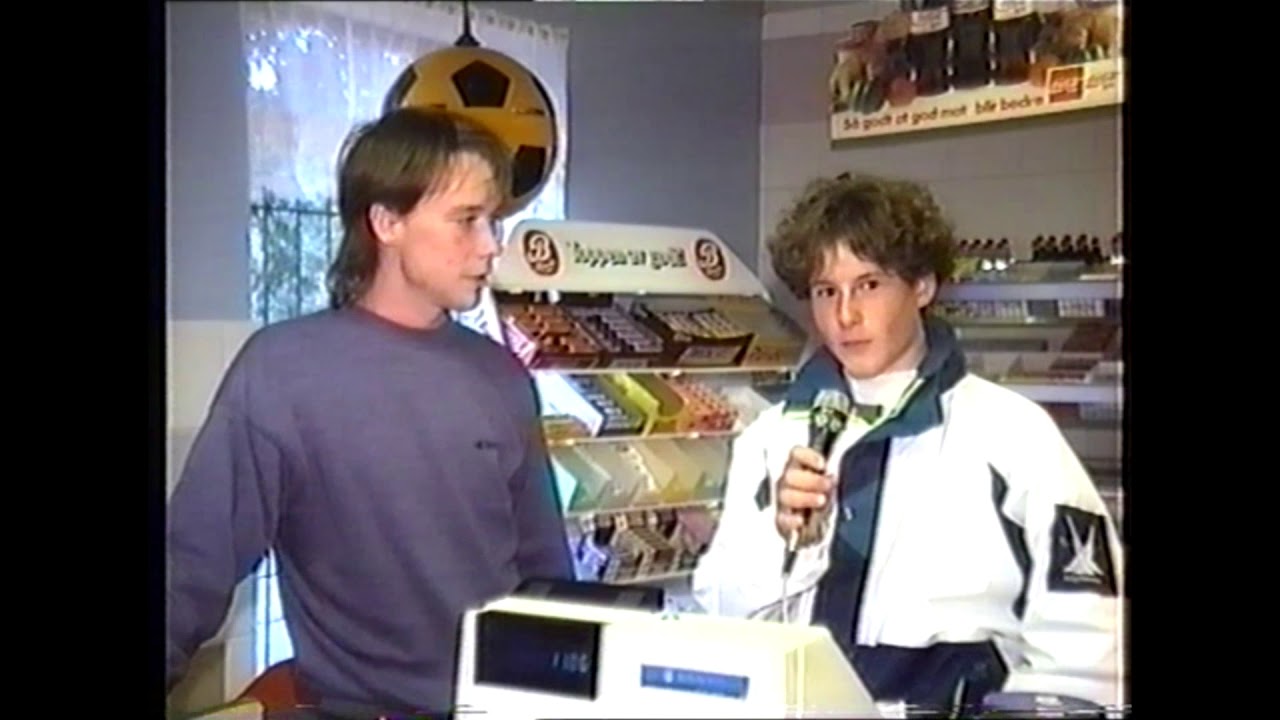 1992: Elever fra Råholt Ungdomsskole lager TV