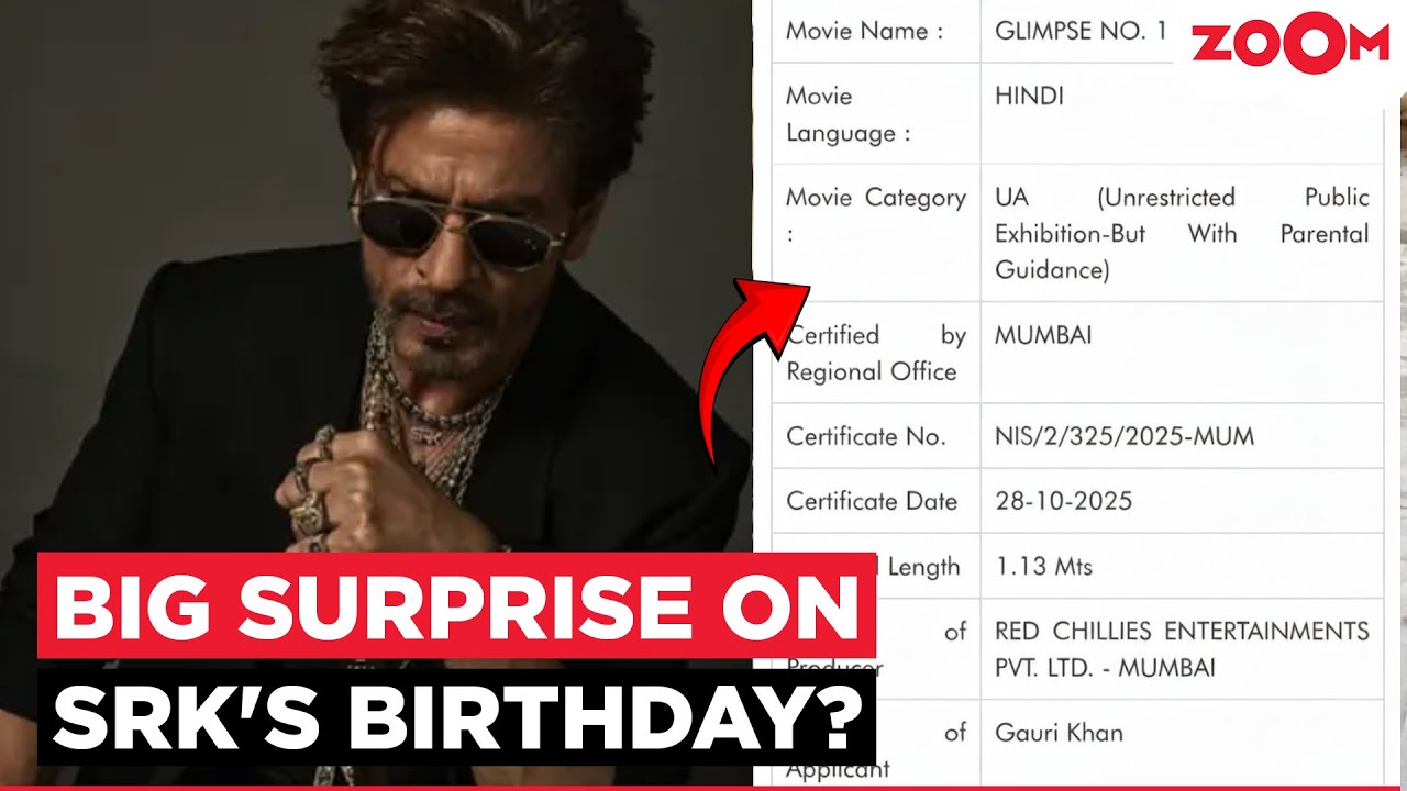 Shah Rukh Khan to make a BIG announcement on his 60th birthday? First glimpse of King to be out?