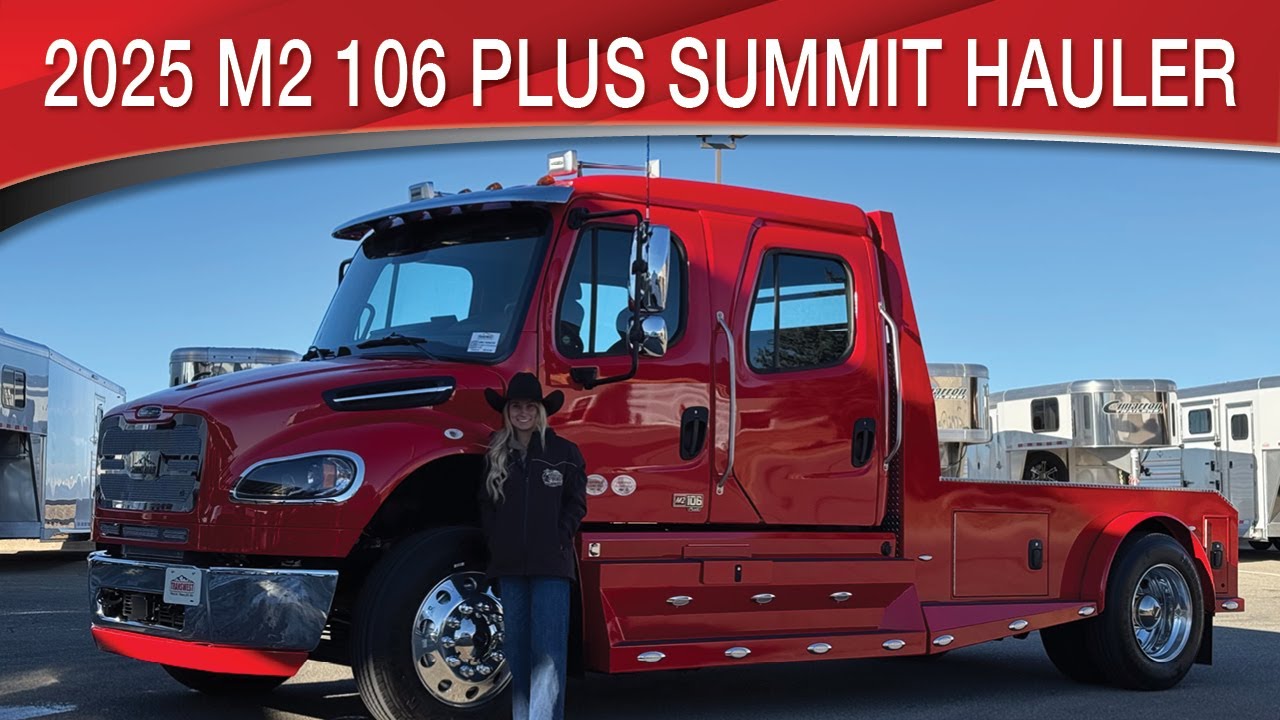 2025 Freightliner M2 106 Plus Summit Hauler Luxury Hauler Truck