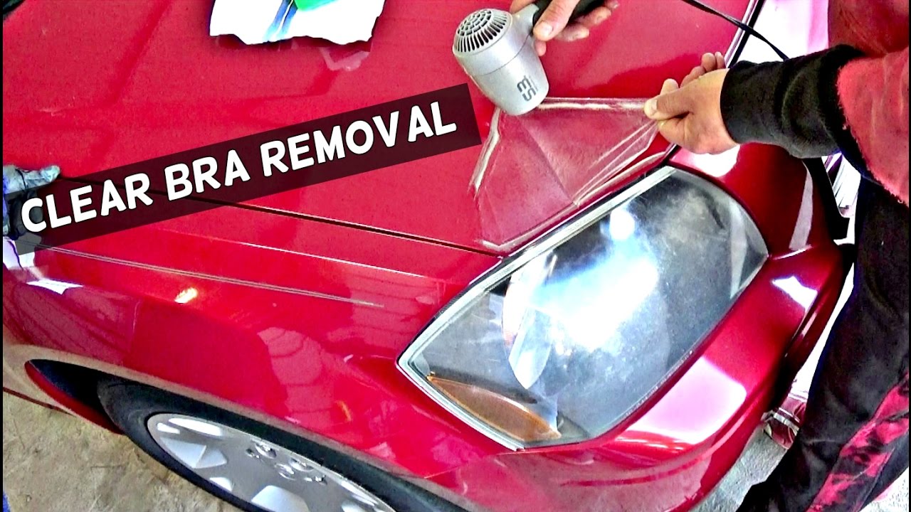 HOW TO REMOVE CLEAR BRA FROM CAR