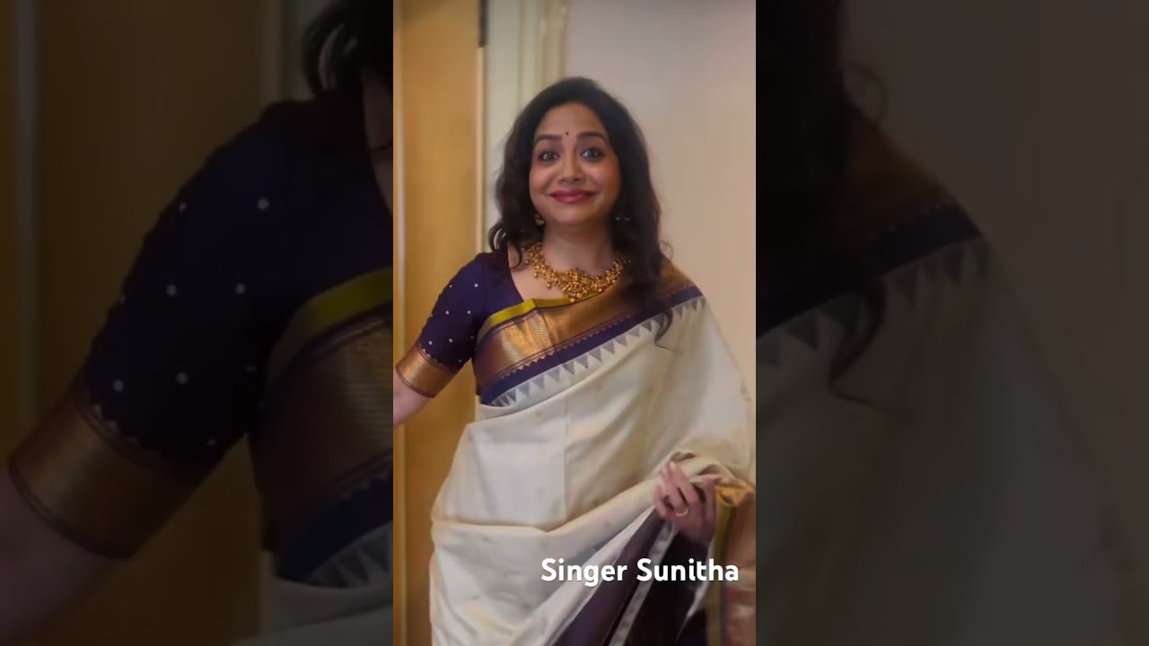Offer&bull;#sunita inspired sarees available WhatsApp 9978642951 #sunitha #singersunitha #yt