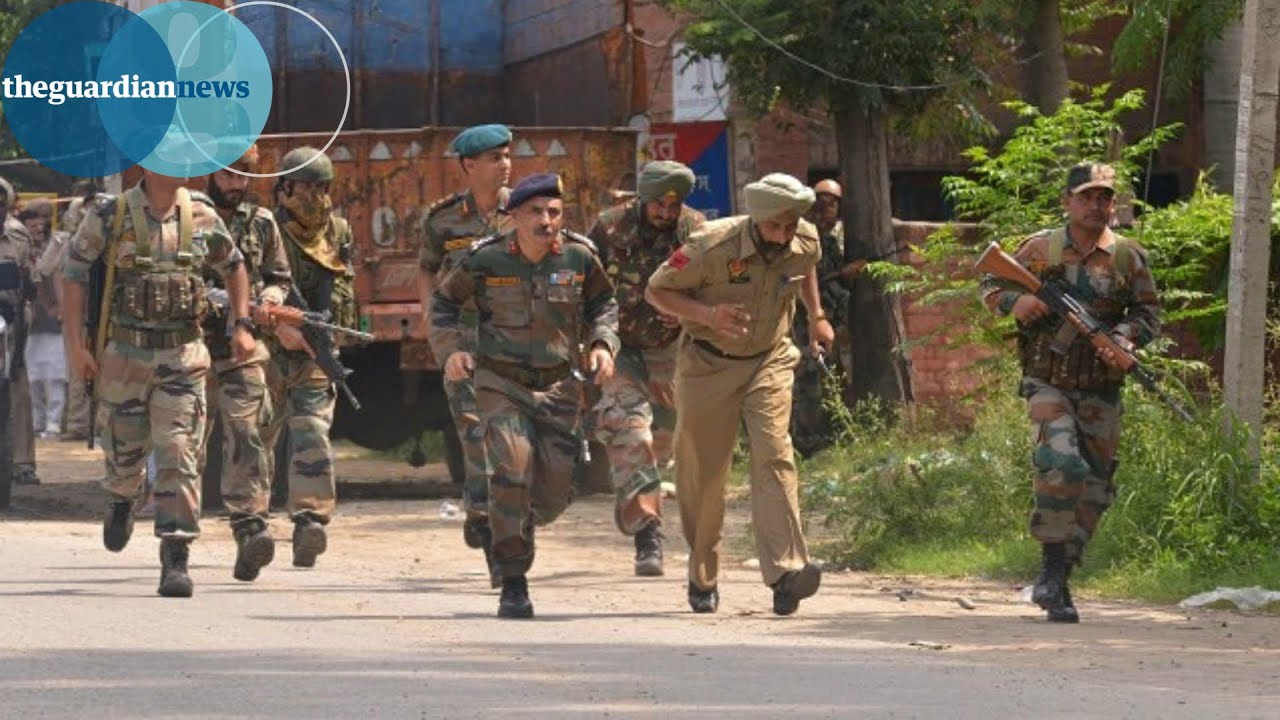 Indian security forces fire shots after militants seize police station