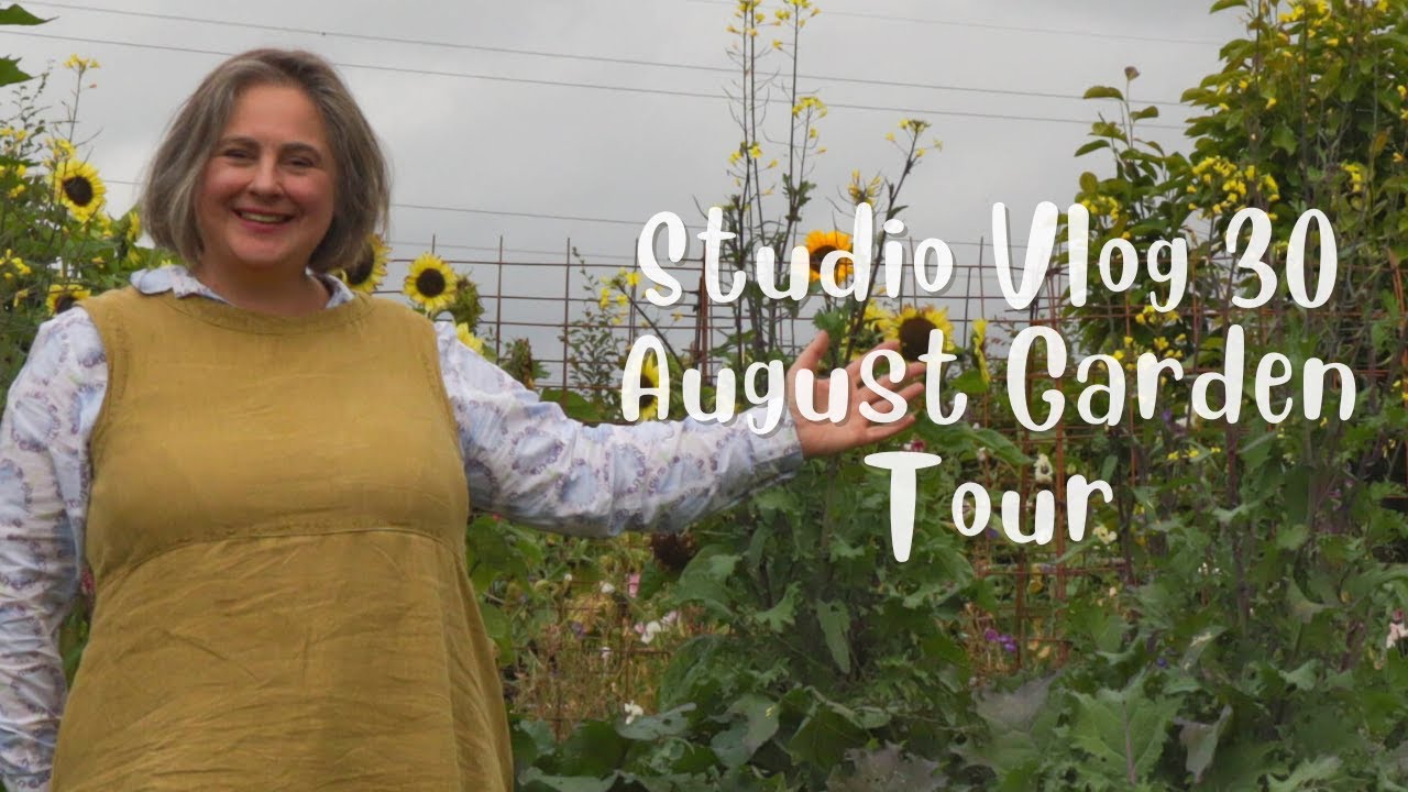 Tour my dye garden with me