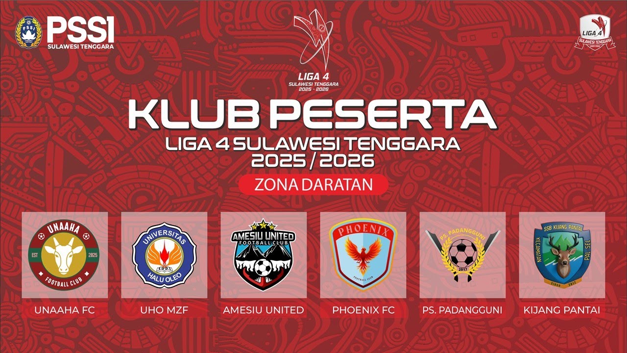 LIVE : PEMBUKAAN LIGA 4 SULAWESI TENGGARA 2025 / 2026 ZONA DARATAN