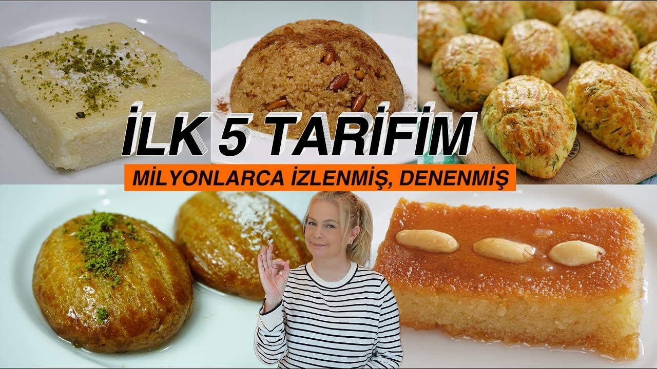 Bu Tarifler Olay Oldu!  İşte En Çok İzlenen ve Denenen 5 Tarifim