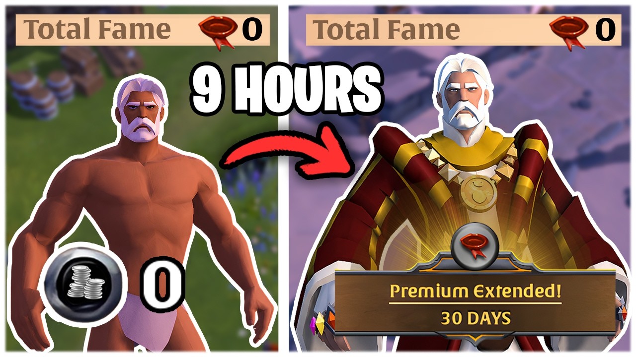 С НУЛЯ ДО ПРЕМИУМА С НУЛЕВОЙ СЛАВОЙ | Albion Online