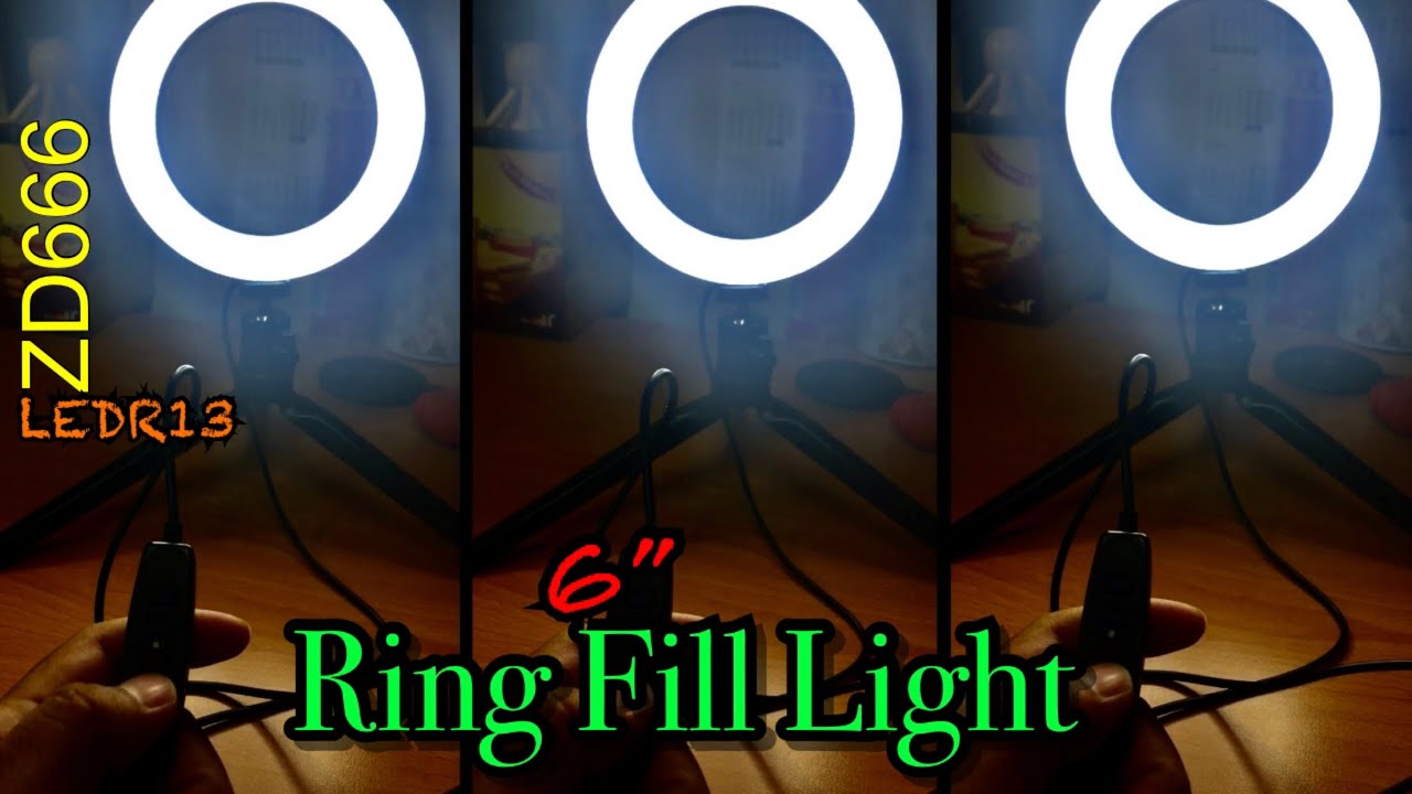 6” Ring Fill Light | Unboxing, Setup & Functions
