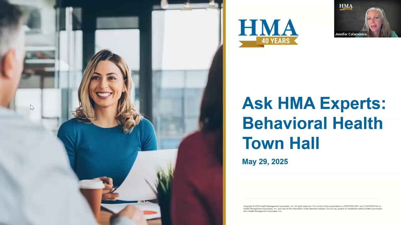 Webinar Replay – Ask HMA Experts: Behavioral Health Town Hall