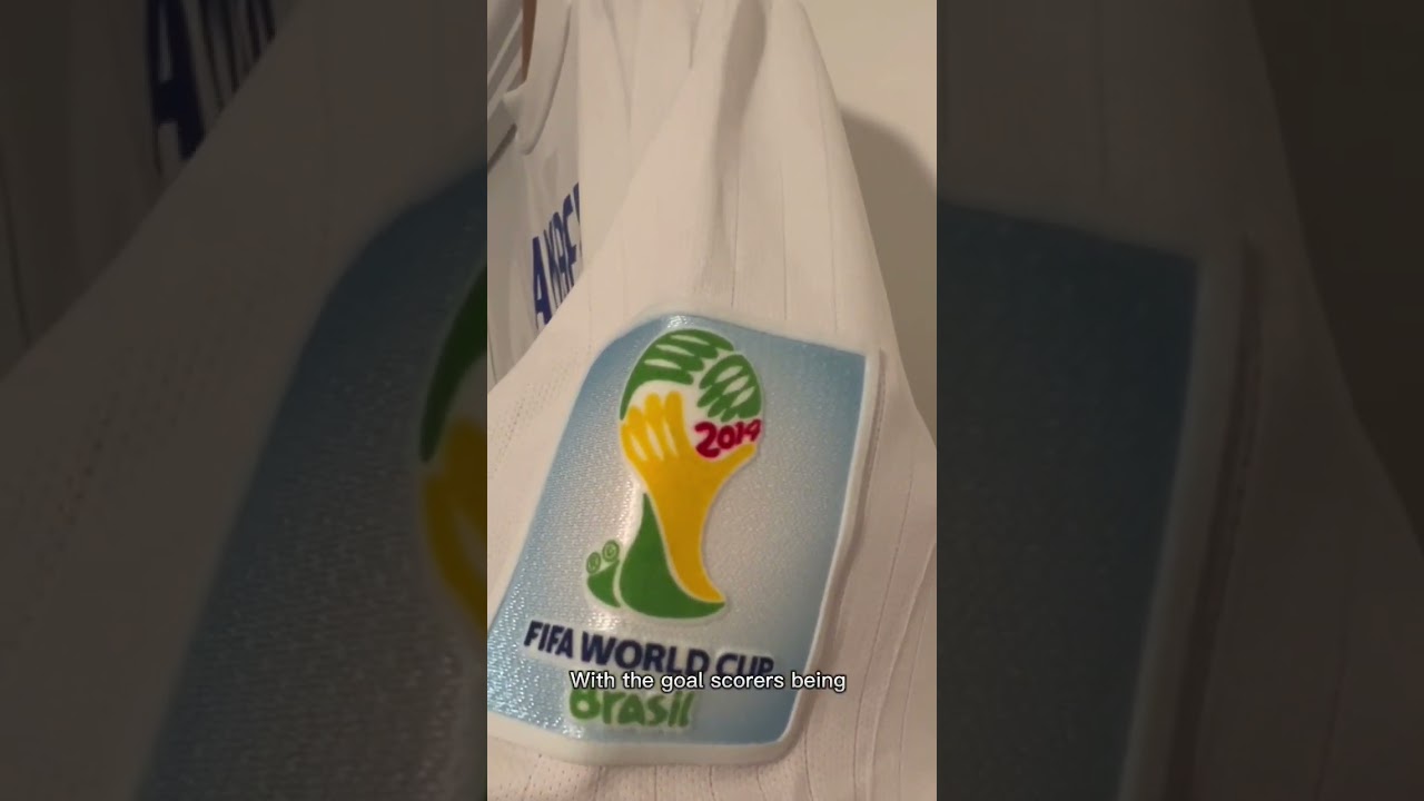 Match worn England shirt