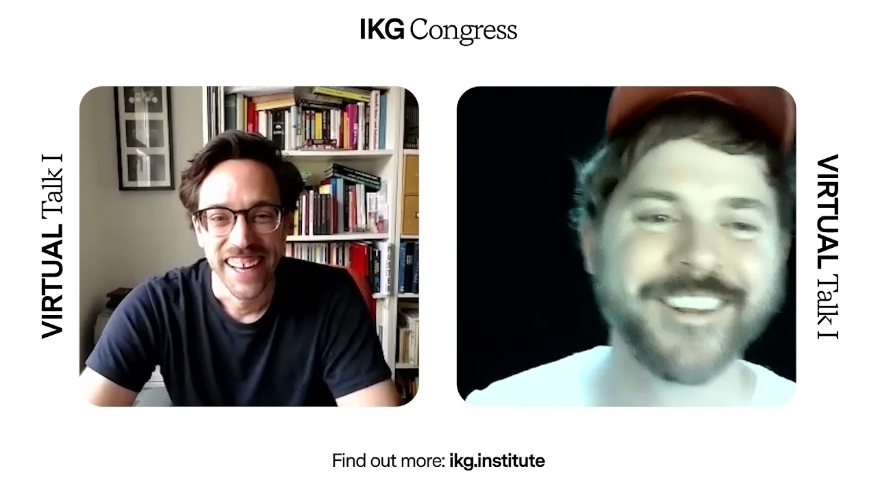 Virtual Congress  Talk between Jonathan Harth and Alexander Schubert