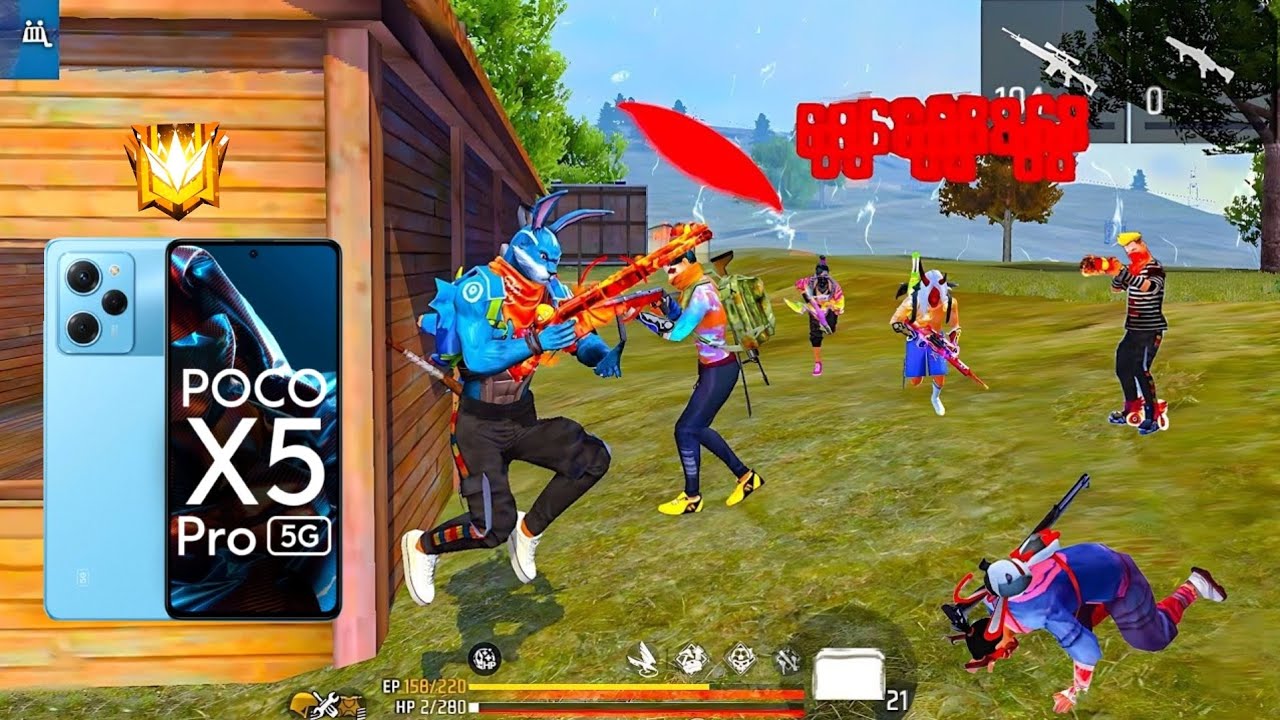 Impossible 🎯|📲 Poco X5 Pro Free Fire Gameplay | Poco X5 Pro Free Fire | Poco X5 Pro Free Fire Test