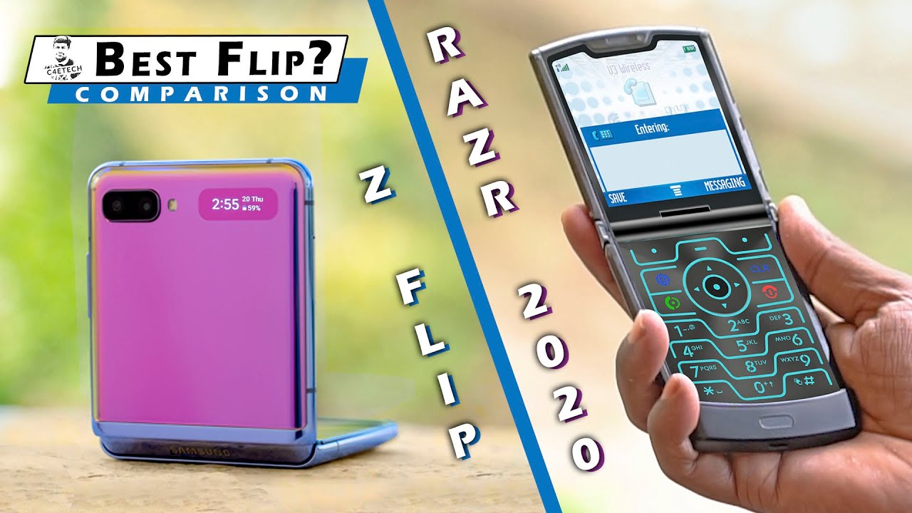 Does the Galaxy Z Flip Destroy the Moto RAZR 2020? Foldable Flip Phone Comparison!