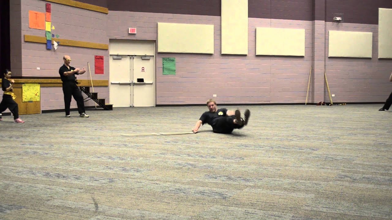 Shaolin Kung Fu Three Section Staff Demonstration