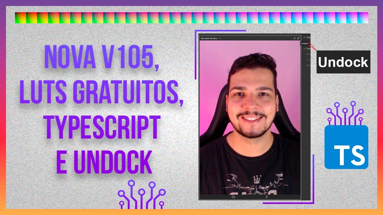 Spark AR 33 Luts, Typescript, Undock e Nova V105! [EN Captions]