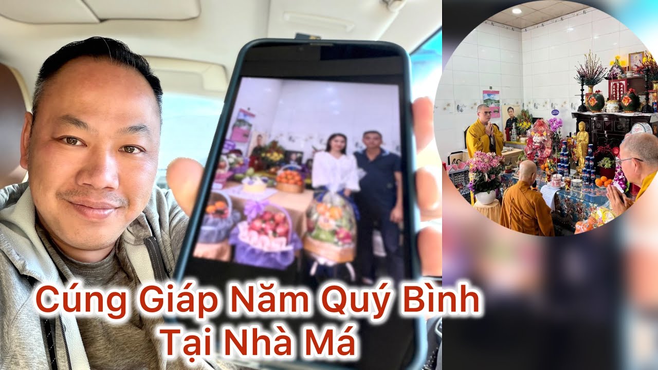 Xúc động khi thấy Lê Phương đến cúng giáp năm cho Quý Bình tại nhà má ở Hốc Môn. Vợ tào khang thì…?