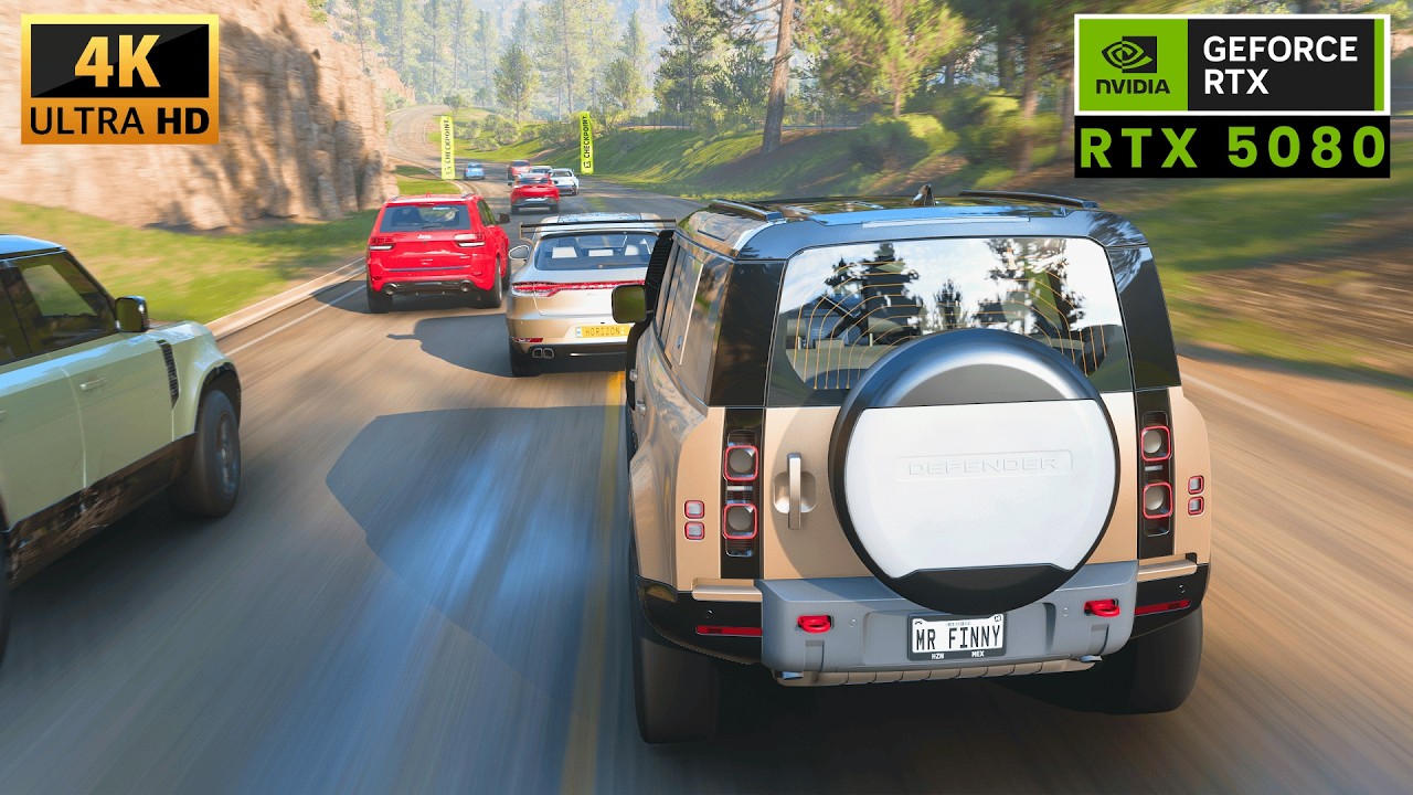 Land Rover Defender vs Supercars! Forza Horizon 5 Gameplay (Logitech G923 + RTX 5080)