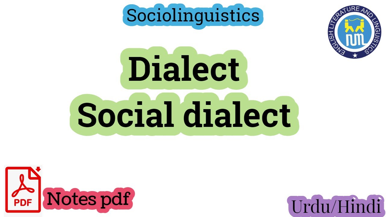 Social Dialect