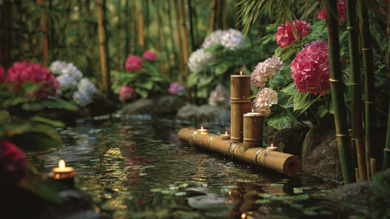 Healing Zen Water Fountain Sounds for Anxiety Relief and Deep Sleep | Live Stream