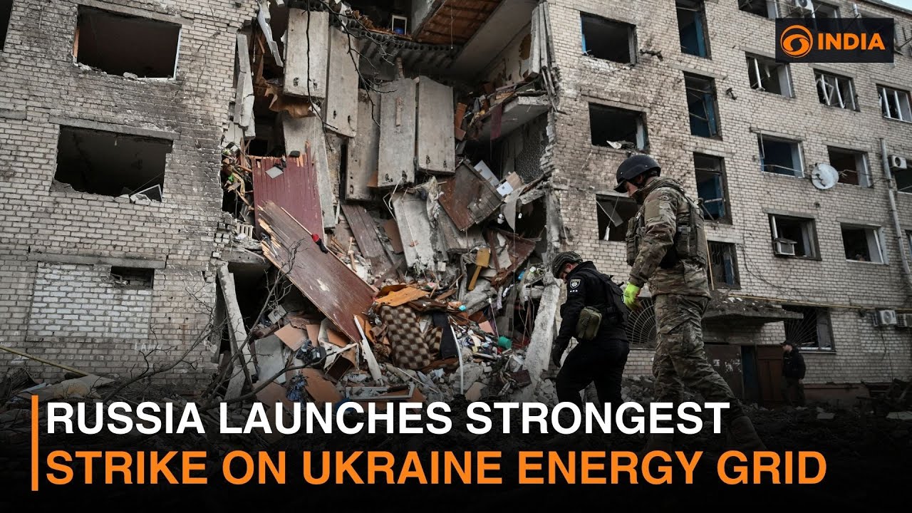 Russia Launches Strongest Strike on Ukraine Energy Grid & more news | DD India News Hour | 9 PM IST