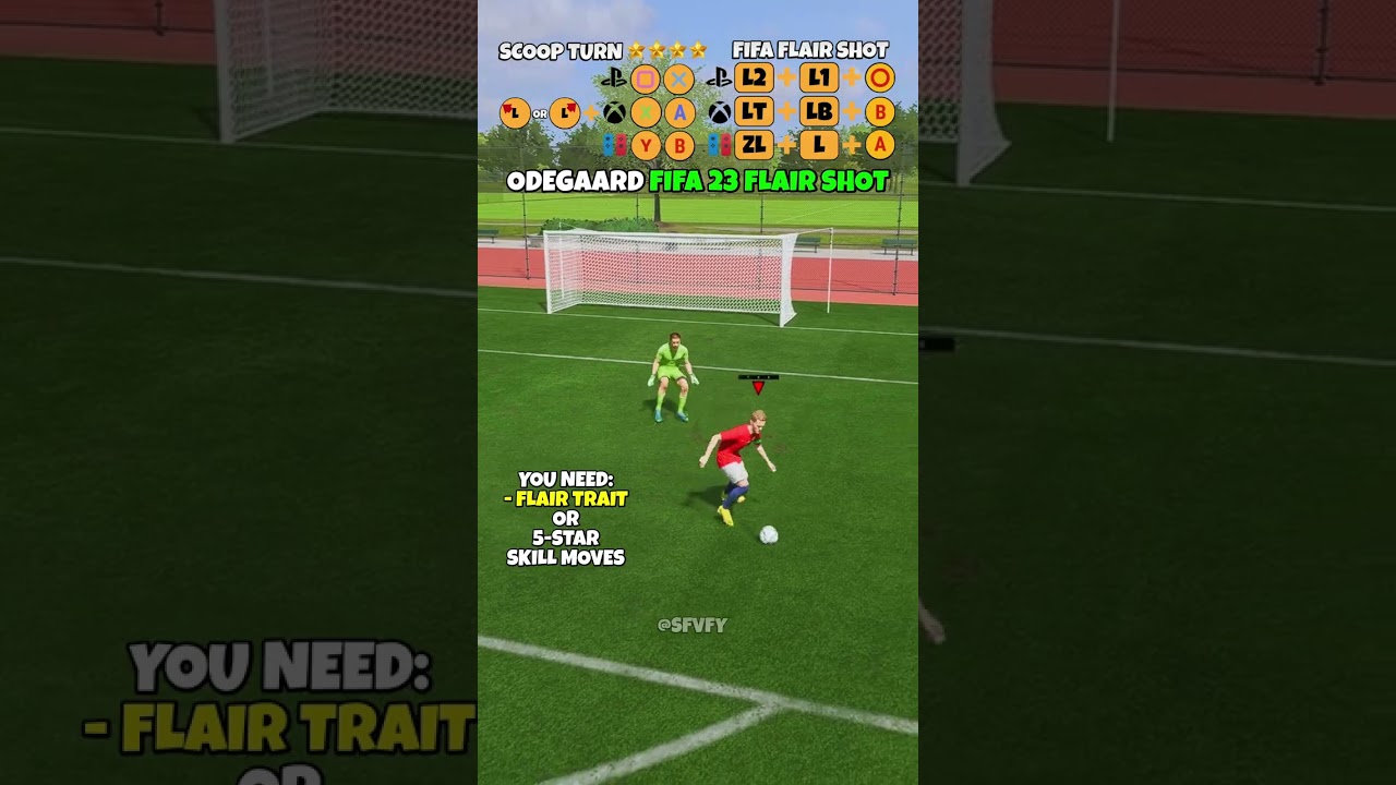 Martin Odegaard FIFA 23 Flair Shot