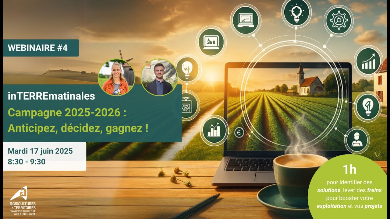 inTERREmatinale : Campagne 2025-2026, anticipez, décidez, gagnez !
