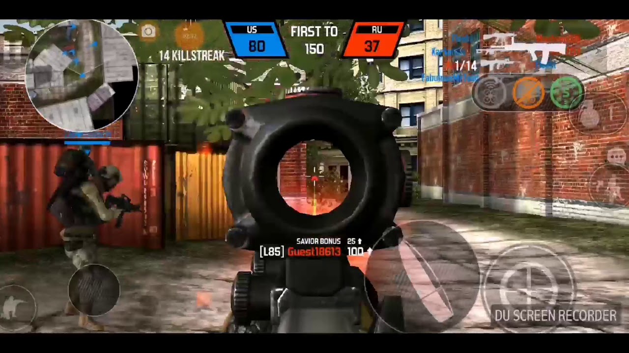 Bullet Force : L85 & ACOG sight gameplay with 16ks