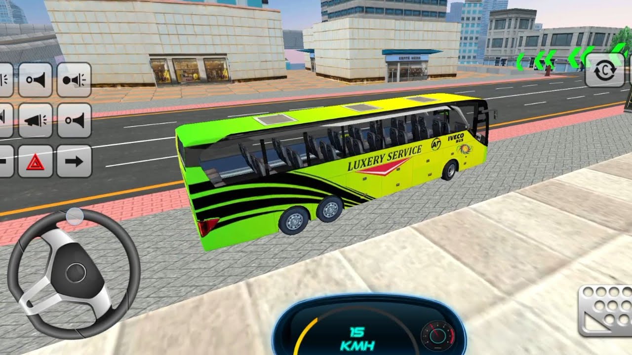 Bus driving simulator 3d gameplay।। Amezing bus games🇮🇳♥️।। #busdriver #gaming #busindia 