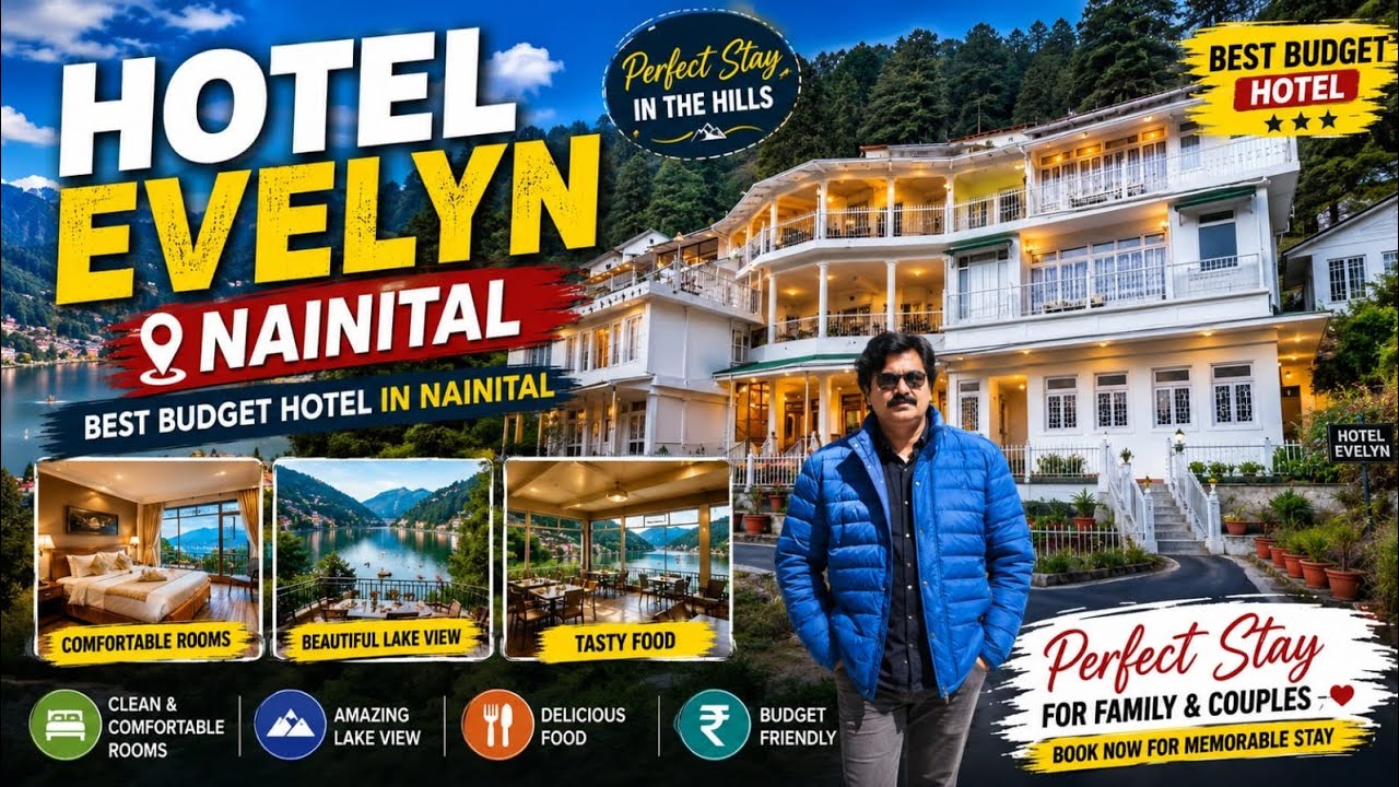 Budget Hotels in #nainital  Mall Road #nawabtravelvlogs