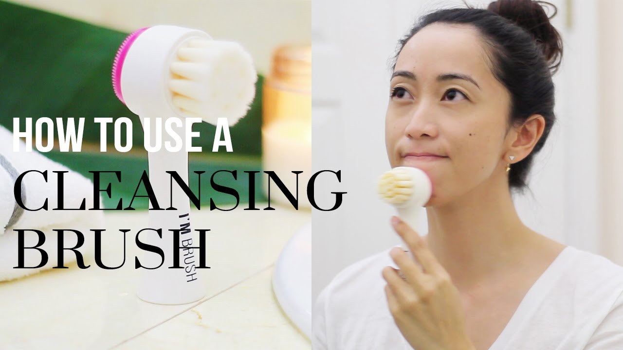 How To Use a Facial Pore Cleansing Brush ft. Memebox's I'm Brush | LookMazing