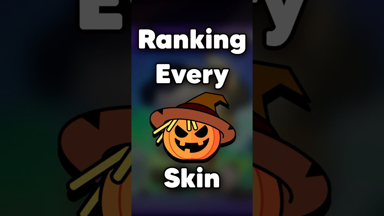 Ranking Every Brawloween Skin! #brawlstars #shorts #brawlstarsgame