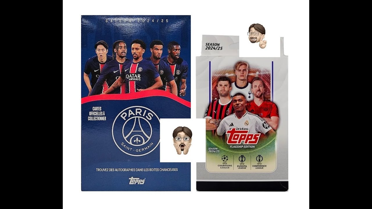 Break / ouverture boxes SOCCER TOPPS Paris Saint-Germain & Flagship Edition !!! HUGE HIT 1/1 !!!