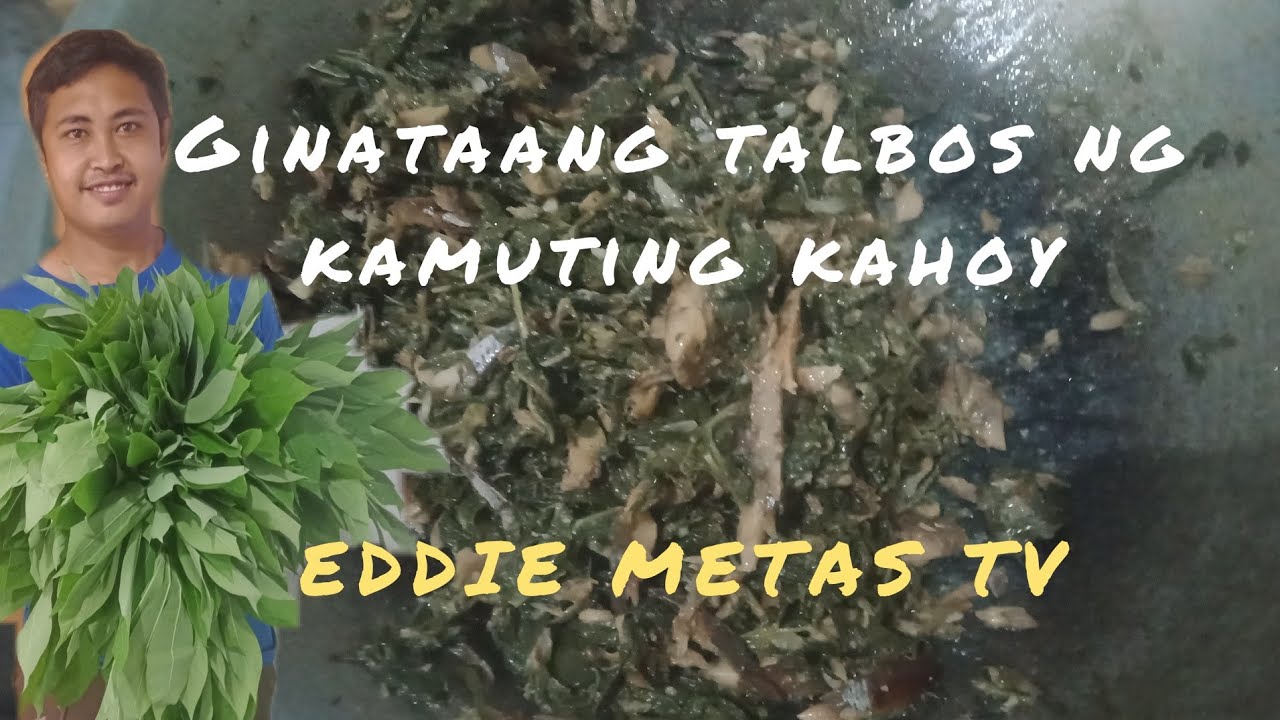 #8 casava leaves with coconut milk, bicol recipe,
