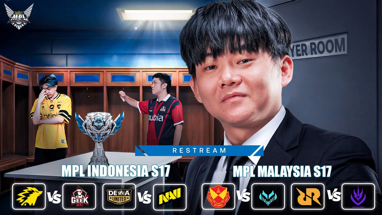 MENONTON RRQ PUSAT. ONIC vs GEEK, DEWA vs NAVI, RRQ TORA vs Team REY !! MPL ID & MPL MY S17