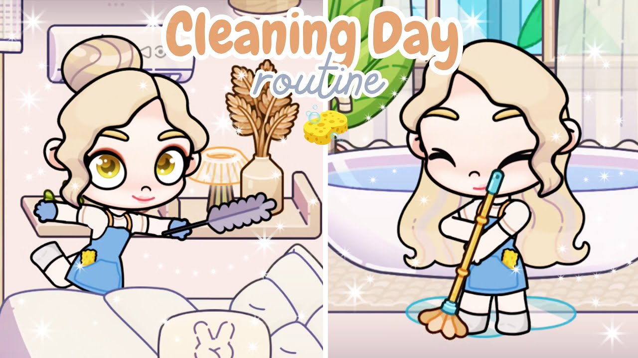 My Cleaning Day Routine 🧼🧺 | Avatar World