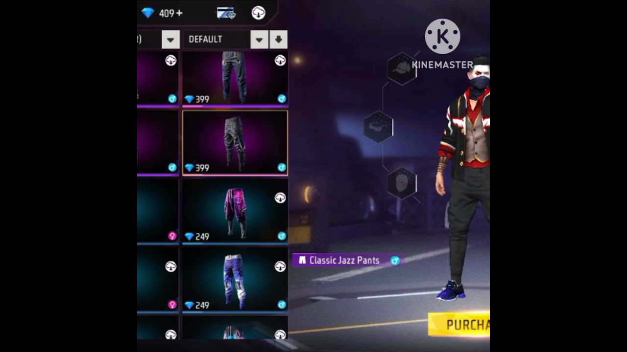 free fire classic jazz pants 👖 nikal liya#freefire#shortsfeed#pnpramodgamer