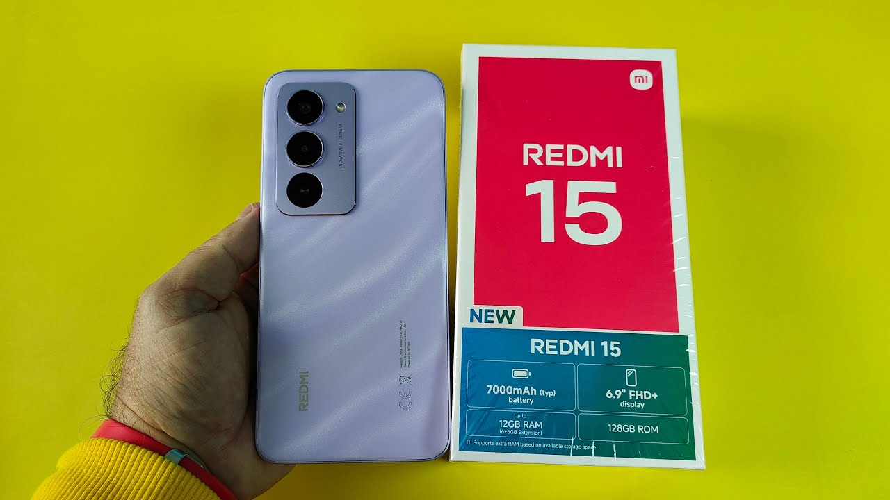 Xiaomi Redmi 15 4G 6/128Gb Распаковка и Первое Знакомство